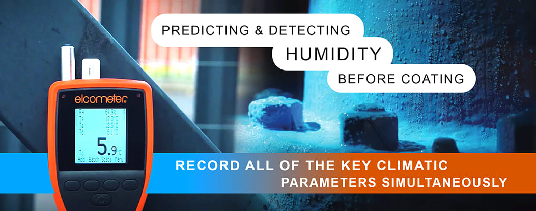 How to measure dewpoint before coating any surface