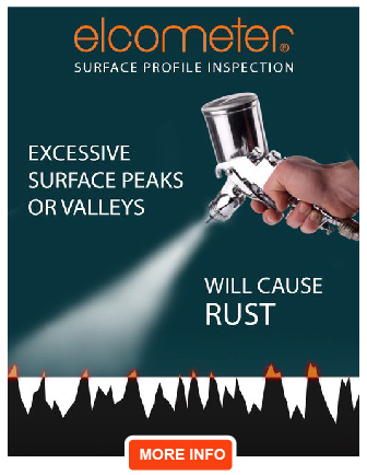 Elcometer surface profile inspection